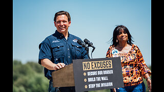 Governor DeSantis Holds a Press Conference in Eagle Pass, Texas