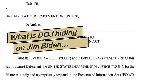 What is DOJ hiding on Jim Biden…
