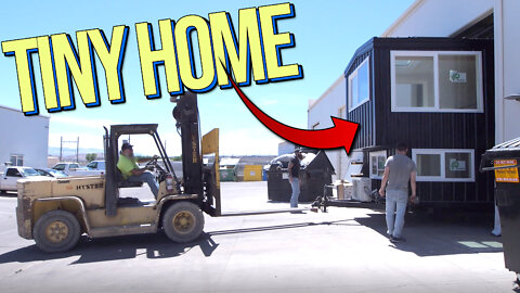 Moving a Tiny Home Out of the Factory