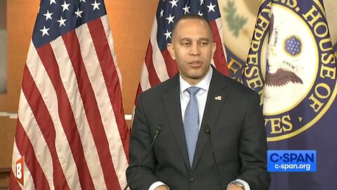 MOMENTS AGO: House Minority Leader Hakeem Jeffries holding news conference...