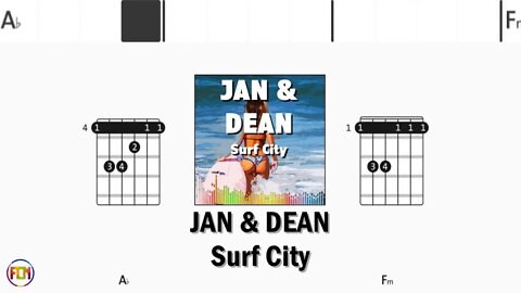 JAN & DEAN Surf City 1963 ♥ FCN GUITAR CHORDS & LYRICS