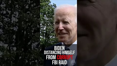 Biden Distances Himself From FBI Raid