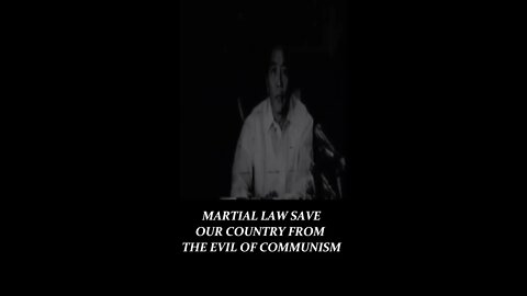 MARTIAL LAW SAVE OUR COUNTRY FROM THE EVILS OF COMMUNISM #Shorts