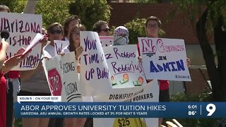 Arizona Board of Regents increases public university tuition, protests follow