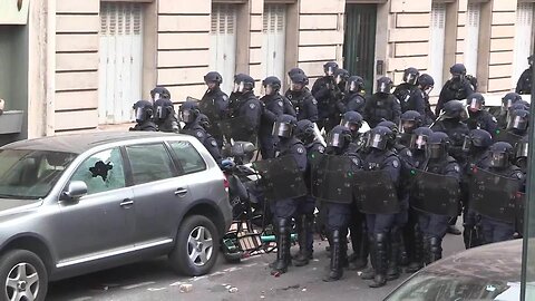 Paris / France - Manifestation / Unions protest over pension reforms - 07.03.2023