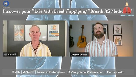 A powerful moment with Jesse Coomer Breath HOW we breathe is the gateway to deeper levels of se...