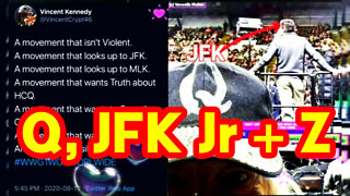 Q, JFK Jr + Z....The Storm is Upon us... ~ Hillary calls Trump Supporters Nazis!.
