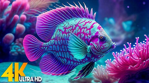 8K Underwater Wonders + Relaxing Music - The Best 8K Sea Animals for Relaxation