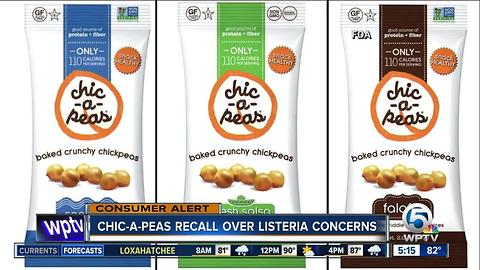 Chic-a-Peas recalls products for listeria concerns