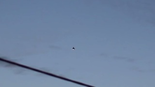 Unidentified flying object over Brisbane in Australia