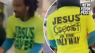 Man ordered to remove 'Jesus is the only way' T-shirt at Mall of America