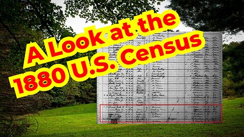 A look at the 1880 U.S. Census