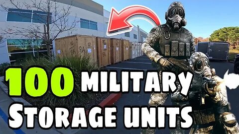 They Sold 100 MILITARY STORAGES