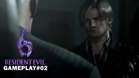 Resident Evil 6 - GamePlay#2 - O presidente foi infectado, Lion tenta sair do Campus com Helena!