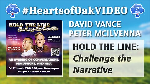 David Vance & Peter Mcilvenna - Hold the Line: Challenge the Narrative 2