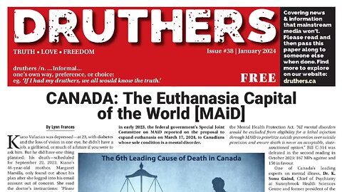 Druthers - Jan 2024 - Euthanasia and Petitions - 🎵 Eye in the Sky 🎵