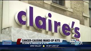 Claire's issues recall after asbestos found in makeup