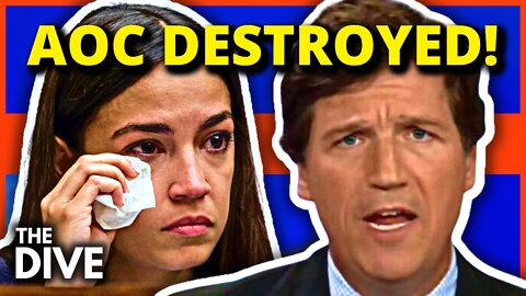 Tucker Carlson DESTROYS AOC Over UKRAINE WARMONGERING