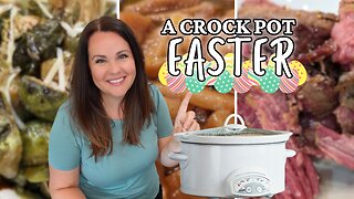 4 EASTER RECIPES to make in the CROCK POT! | EASY Easter Sides