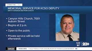 Funeral service for Kern County Sheriff's Office Deputy Gabriel Gonzales set for Friday