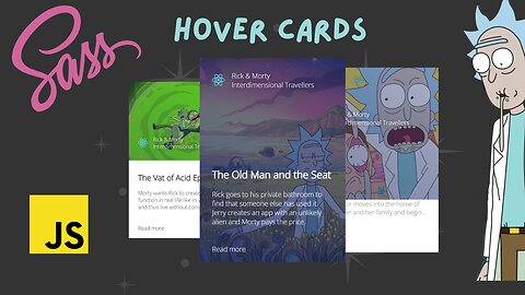 Animated Hover Card with Sass