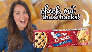 EASY & DELICIOUS RECIPES USING PIE CRUST | HOW TO USE PIE CRUSTS