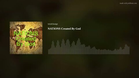 NATIONS Created By God