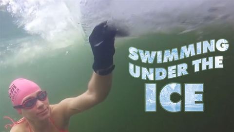 Move aside Phelps: this is extreme ice swimming