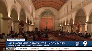 Mariachi music makes meaningful return to Sunday mass