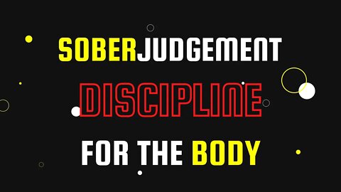 Discipline For The BODY!