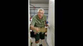 Fart Spray Prank on Grouchy Grandpop (Part 3) - he is still grumbling over the residual Fart Spray smell
