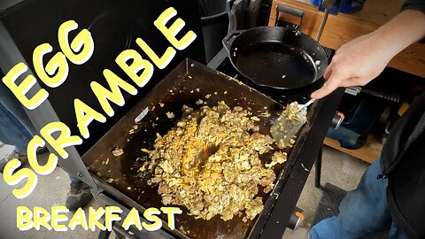 Easy Egg Scramble Breakfast on the Blackstone! | The Neighbors Kitchen