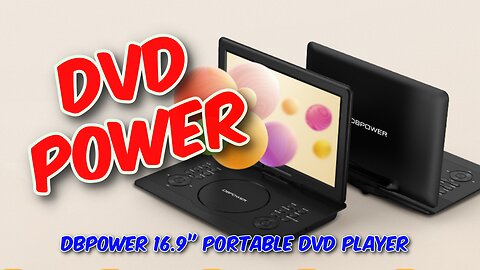 DBPOWER 16.9” Portable DVD Player Review