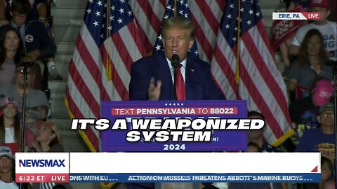 "TWO-TIER SYSTEM OF INJUSTICE!" - Trump Slams Corrupt Legal System at Pennsylvania Rally