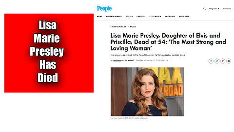 Lisa Marie Presley, Daughter of Priscilla and Elvis Presley, Has Died