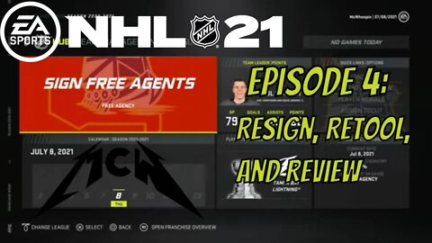 NHL 21 Franchise Episode 4: Resign, Retool, and Review