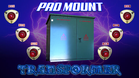 Pad Mount Transformer - 13200V Delta Primary - 4160V Delta Secondary - Oil Cooled 500 kVA