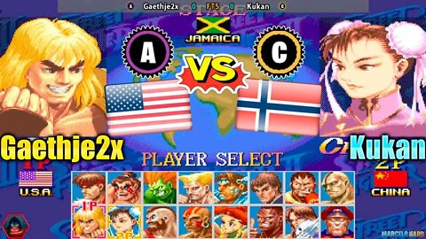 Super Street Fighter II X (Gaethje2x Vs. Kukan) [U.S.A. Vs. Norway]