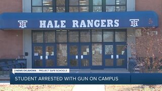 Student arrested after gun found at Tulsa high school