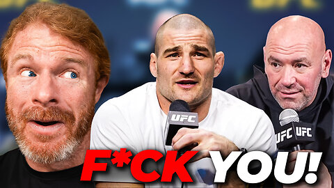 Sean Strickland and Dana White Torch Idiot Reporters!