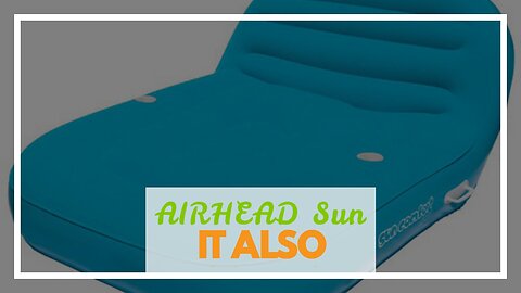 AIRHEAD Sun Comfort Cool Suede Pool Lounge