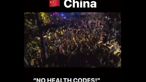 Chinese people begin to rise up against covid communism.