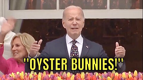 Joe couldn’t even say “Easter Bunnies” PROPERLY Today! 🤦‍♂️