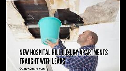 New Hospital Hill Luxury Apartments Fraught With Leaks