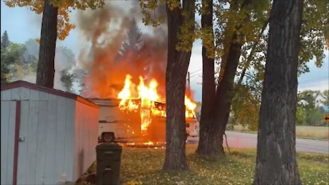 Montana Gazette Radio - Man Dives Through Flames to Save His Life