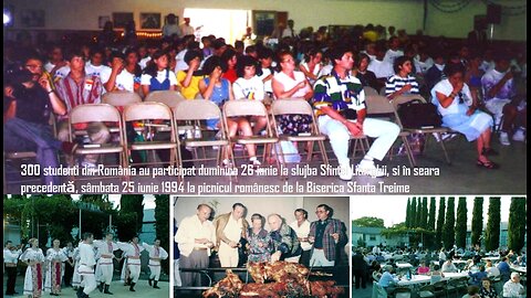 Picnic românesc cu participare a 300 studenți din România [1994]