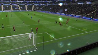 Fifa FUT Squad Battles - Lionel Messi scores from quick counter attack