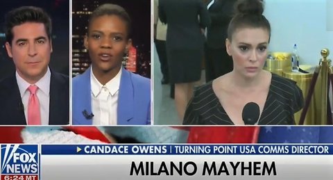 Candace Owens rips hypocrite Alyssa Milano on Jesse Watters show