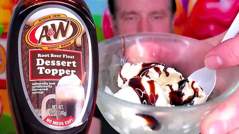 A&W Root Beer Float Dessert Topper | Root Beer Float Taste Without The Float? | Toppings Series