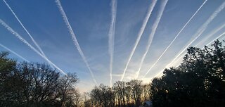 Easter Sunday Chemtrails at Sunrise